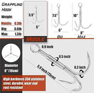 PIOSRTRR Grapple Hook features